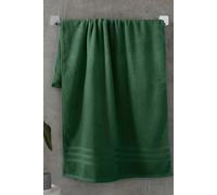Catherine Lansfield Zero Twist Cotton 90x140 cm Bath Sheet Forest Green