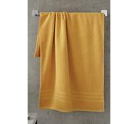 Catherine Lansfield Zero Twist Cotton Bath Sheet Ochre