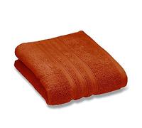 Catherine Lansfield Zero Twist Cotton 30x30cm Face Cloth Pair Terracotta