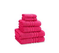 Catherine Lansfield 'Zero Twist' Cotton 6 Piece Towel Bale in Bright Pink Catherine Lansfield Bright Pink