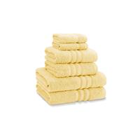 Catherine Lansfield 'Zero Twist' Cotton 6 Piece Towel Bale in Bright Yellow Catherine Lansfield Bright Yellow
