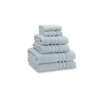 Catherine Lansfield 'Zero Twist' Cotton 6 Piece Towel Bale in Duck Egg Blue Catherine Lansfield Duck Egg Blue