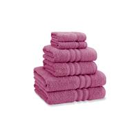 Zero Twist Cotton 6 Piece Towel Bale Set Raspberry