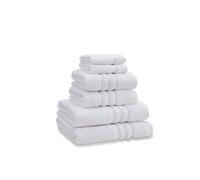 Catherine Lansfield Zero Twist Cotton 6 Piece Towel Bale Set White