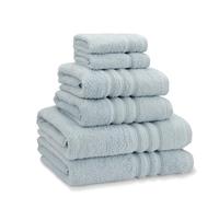 Catherine Lansfield Zero Twist Cotton 6 Piece Towel Bale Set 6 Piece To Blue