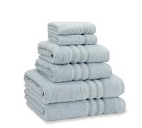 Catherine Lansfield Zero Twist Cotton 6 Piece Towel Bale Set Duck egg Blue
