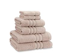 Catherine Lansfield Zero Twist Cotton 6 Piece Towel Bale Set Natural