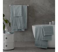Catherine Lansfield Zero Twist Cotton 6 Piece Towel Bale Set Sage Green