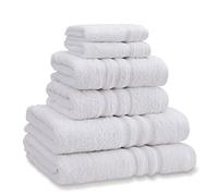 Catherine Lansfield Zero Twist Cotton 6 Piece Towel Bale Set White