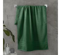 Catherine Lansfield Zero Twist Cotton 70x120cm Bath Towel Dark Green