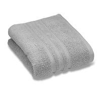 Catherine Lansfield Zero Twist Cotton 70x120cm Bath Towel Silver Grey
