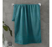 Catherine Lansfield Zero Twist Cotton 70x120cm Bath Towel Teal Green
