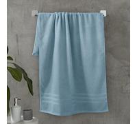 Catherine Lansfield Zero Twist Cotton 90x140cm Bath Sheet Blue