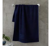 Catherine Lansfield 'zero Twist' Bath Sheet In Navy Navy Bath Sheet