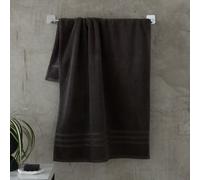 Catherine Lansfield Zero Twist Cotton Bath Sheet Charcoal Grey
