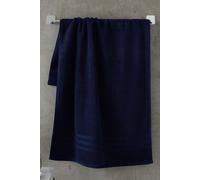 Catherine Lansfield 'zero Twist' Cotton Bath Sheet Pair In Navy Navy Bath Sheet