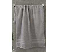 Catherine Lansfield 'Zero Twist' Cotton Bath Sheet Pair in Silver Catherine Lansfield Silver Bath Sheet