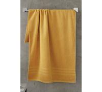 Catherine Lansfield 'Zero Twist' Cotton Bath Sheet Pair in Yellow Catherine Lansfield Yellow Bath Sheet
