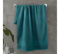 Catherine Lansfield Zero Twist Cotton 70x120cm Bath Towel Teal Green
