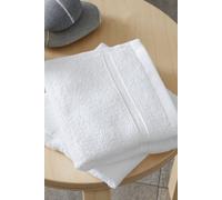 Catherine Lansfield Zero Twist Cotton 30x30cm Face Cloth Pair White