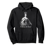 Catherine The Great Russian Empress Regal Portrait Pullover Hoodie