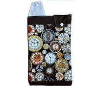 Catheter Leg Bag Holder. Drainage Bag Cover. Nutex.100% Cotton. Clock Master Pattern.