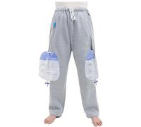 Catheter Pants For Men, Incontinence Pants, Thicken Warm Catheter Leg Bag Pants With Double Zippered Pockets - Holds (2) 2000ml Catheter Bags, Urine Bag Pants For Nephrostomy Cystostomy Supp(Color:XL)