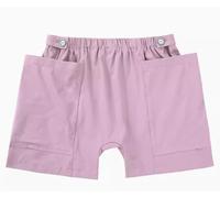 Catheter Pants, Shorts for Nephrostomy Bag, Ostomy Drainage Bag Care Clothes, Urine Bag Pants Incontinence Care Trousers with Double Pockets for Women A,L