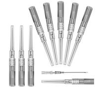 Catheter Piercing Needles - Autdor 10Pcs Catheter Needles 16 Gauge IV Catheter Needles Ear Nose Piercing Needles Stainless Steel Hollow Needles for Ear Nose Lip Tongue Belly Cartilage Piercing Kit