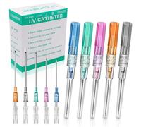 Catheter Piercing Needles - Rayyl 50Pcs Piercing Needles Mixed 14/16/18/20/22 Gauge IV Catheter Piercing Needles Disposable for Ear Nose Lip Tongue Belly Piercing Kit Piercing Supplies (Mixed-50pcs)