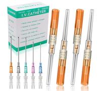 Catheter Piercing Needles - Rayyl 50Pcs Piercing Needles Mixed 14 Gauge IV Catheter Piercing Needles Disposable for Ear Nose Lip Tongue Belly Piercing Kit Piercing Supplies (14G-50pcs)