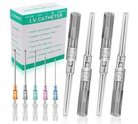 Catheter Piercing Needles - Rayyl 50Pcs Piercing Needles Mixed 16 Gauge IV Catheter Piercing Needles Disposable for Ear Nose Lip Tongue Belly Piercing Kit Piercing Supplies (16G-50pcs)