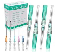 Catheter Piercing Needles - Rayyl 50Pcs Piercing Needles Mixed 18 Gauge IV Catheter Piercing Needles Disposable for Ear Nose Lip Tongue Belly Piercing Kit Piercing Supplies (18G-50pcs)