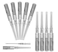 Catheter Piercing Needles - YONGDA 10Pcs 16G Catheter Needles Cateter Para Catheter Hollow Needles for Ear Nose Belly Cartilage Piercing Needles