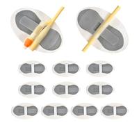 Catheter Stabilizer Devices, Foley Catheter Accessories, Urinary Leg Bag Leg Band Holder, Sticker, Self-Adhesive Catheter Tube Holder for PEG/G/Feeding Tube, Grey, Pack of 12