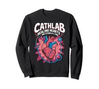 Cathlab Healing Hearts Nursing Gift For Cathether Nurse Sweatshirt