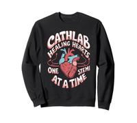 Cathlab Healing Hearts Nursing Gift For Cathether Nurse Sweatshirt