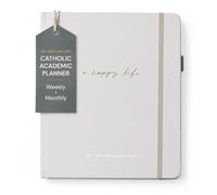 Catholic Academic Planner 2026-2027 for Women - Liturgical Planner with Prayer Prompts, Feast Days & Gratitude Journal - 8” x 10”, Big Layout, Perfect Bound