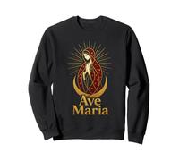 Catholic Ave Maria Our Lady Faith Gift Sweatshirt