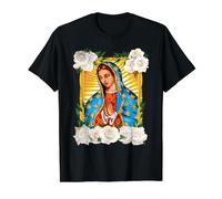 Catholic Blessed Christian Believer Faith God Religious Value Graphic T-Shirt, Men, Black, S