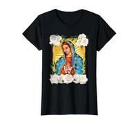 Catholic Blessed Christian Believer Faith God Religious Value Graphic T-Shirt, Women, Black, M