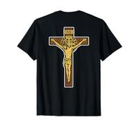Catholic Christian Jesus Cross - St Benedict Crucifix T-Shirt