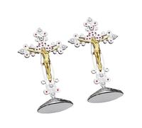 Catholic Crucifix Standing Crosses, Gold