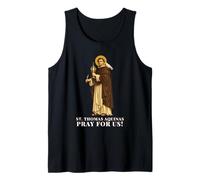 Catholic Devotion to St. Thomas Aquinas in Corpus Christi Tank Top