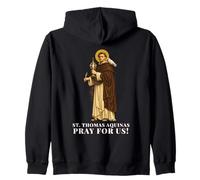 Catholic Devotion to St. Thomas Aquinas in Corpus Christi Zip Hoodie