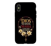 Catholic Dios Te Salve Maria Our Lady Gift Case for iPhone X/XS