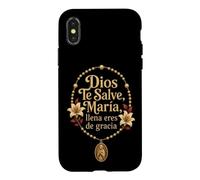 Catholic Dios Te Salve Maria Our Lady Gift Case for iPhone X/XS