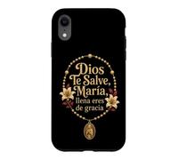 Catholic Dios Te Salve Maria Our Lady Gift Case for iPhone XR