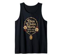 Catholic Dios Te Salve Maria Our Lady Gift Tank Top