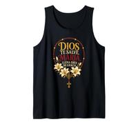 Catholic Dios Te Salve Maria Our Lady Gift Tank Top